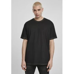 Мъжка тениска в черно Urban Classics Heavy Oversized Contrast Stitch