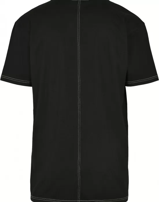 Мъжка тениска в черно Urban Classics Heavy Oversized Contrast Stitch, Тениски - Hoodstyle.bg