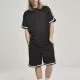 Мъжка тениска в черно Urban Classics Oversized Stripes Mesh, Тениски - Hoodstyle.bg