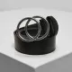 Колан в черен цвят Urban Classics Ring Buckle от синтетична кожа, Колани - Hoodstyle.bg