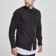 Мъжка черна риза Urban Classics blk/blk, Ризи - Hoodstyle.bg