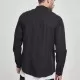 Мъжка черна риза Urban Classics blk/blk, Ризи - Hoodstyle.bg