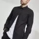 Мъжка черна риза Urban Classics blk/blk, Ризи - Hoodstyle.bg