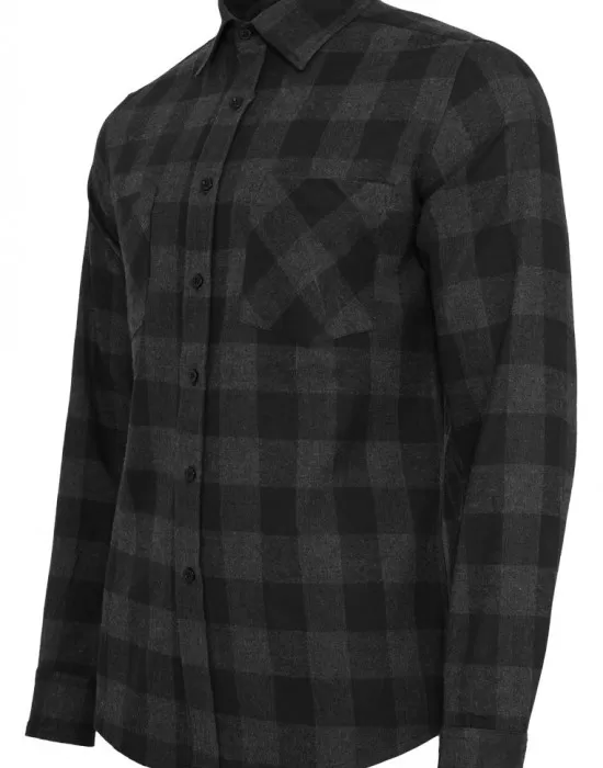 Мъжка карирана риза Urban Classics blk/cha, Ризи - Hoodstyle.bg