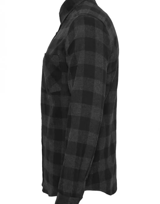 Мъжка карирана риза Urban Classics blk/cha, Ризи - Hoodstyle.bg