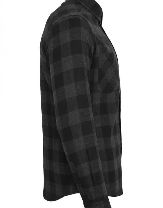 Мъжка карирана риза Urban Classics blk/cha, Ризи - Hoodstyle.bg