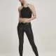 Дамски топ в черен цвят Urban Classics Ladies Laces String Top black, Топове - Hoodstyle.bg