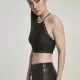 Дамски топ в черен цвят Urban Classics Ladies Laces String Top black, Топове - Hoodstyle.bg