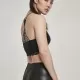 Дамски топ в черен цвят Urban Classics Ladies Laces String Top black, Топове - Hoodstyle.bg