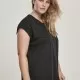 Дамска изчистена тениска Urban Classics в черно, Тениски - Hoodstyle.bg