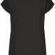 Дамска изчистена тениска Urban Classics в черно, Тениски - Hoodstyle.bg