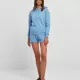 Дамски суичър с качулка в светлосин цвят Urban Classics Ladies Organic Hoody, Суичъри - Hoodstyle.bg