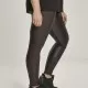 Дамски кожен клин в черно Urban Classics Ladies Faux Leather High Waist Leggings, Клинове - Hoodstyle.bg