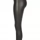 Дамски кожен клин в черно Urban Classics Ladies Faux Leather High Waist Leggings black, Клинове - Hoodstyle.bg