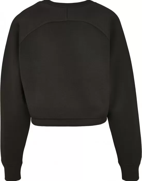 Къс дамски пуловер Urban Classics в черно, Блузи - Hoodstyle.bg