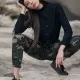 Дамски карго панталон в зелен камуфлажен цвят Urban Classics Ladies High Waist Camo Cargo Pants, Панталони - Hoodstyle.bg