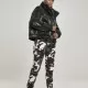 Дамски карго панталон във винено камуфлажен цвят Urban Classics Ladies High Waist Camo Cargo Pants, Панталони - Hoodstyle.bg