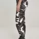 Дамски карго панталон във винено камуфлажен цвят Urban Classics Ladies High Waist Camo Cargo Pants, Панталони - Hoodstyle.bg
