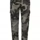 Дамски карго панталон в сив камуфлажен цвят Urban Classics Ladies High Waist Camo Cargo Pants, Панталони - Hoodstyle.bg