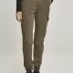 Дамски карго панталон в цвят маслина Urban Classics Ladies High Waist Cargo Pants, Панталони - Hoodstyle.bg