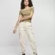 Дамски карго панталон в пясъчен цвят Urban Classics Ladies High Waist Cargo Pants, Панталони - Hoodstyle.bg