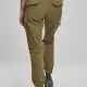 Дамски карго панталон в цвят зряла маслина Urban Classics Ladies High Waist Cargo Pants, Панталони - Hoodstyle.bg