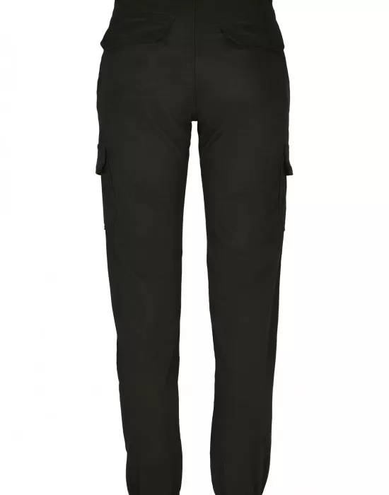 Дамски карго панталон в черно Urban Classics Ladies High Waist Cargo Pants, Панталони - Hoodstyle.bg