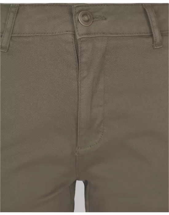 Дамски карго панталон в цвят маслина Urban Classics Ladies High Waist Cargo Pants, Панталони - Hoodstyle.bg