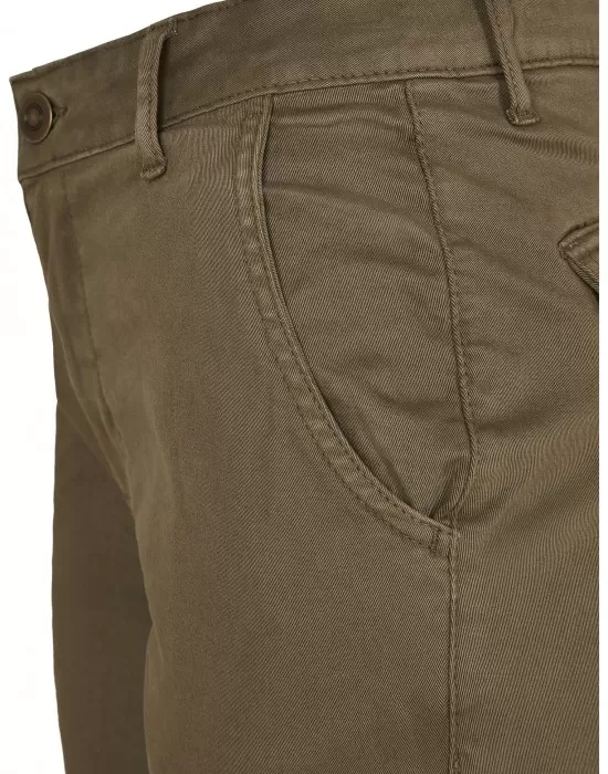 Дамски карго панталон в цвят маслина Urban Classics Ladies High Waist Cargo Pants, Панталони - Hoodstyle.bg
