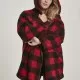 Дамско яке в от Urban Classics Ladies Hooded Oversized Check Sherpa, Якета - Hoodstyle.bg