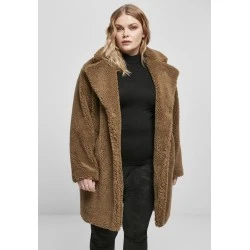 Дамско палто в кафяв цвят Ladies Oversized Coat