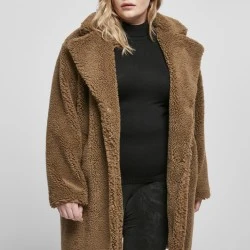 Дамско палто в кафяв цвят Ladies Oversized Coat