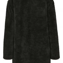 Дамско палто в черно от Urban Classics Ladies Oversized Sherpa Coat