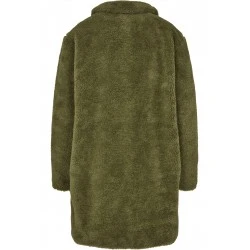 Дамско палто в цвят маслина Urban Classics Ladies Oversized Sherpa Coat