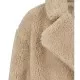 Ladies Oversized Sherpa Coat sand XXL