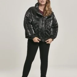 Дамско яке в черно от Urban Classics Ladies Vanish Oversized Diamond Quilt