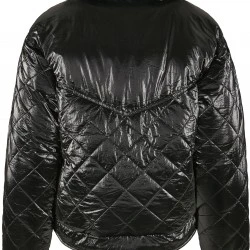 Дамско яке в черно от Urban Classics Ladies Vanish Oversized Diamond Quilt
