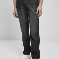 Мъжки дънки в черно Urban Classics Loose Fit 