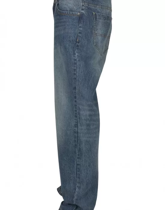 Мъжки дънки в син цвят Urban Classics sand, Дънки - Hoodstyle.bg