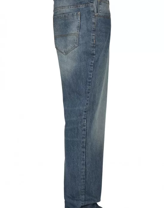 Мъжки дънки в син цвят Urban Classics sand, Дънки - Hoodstyle.bg