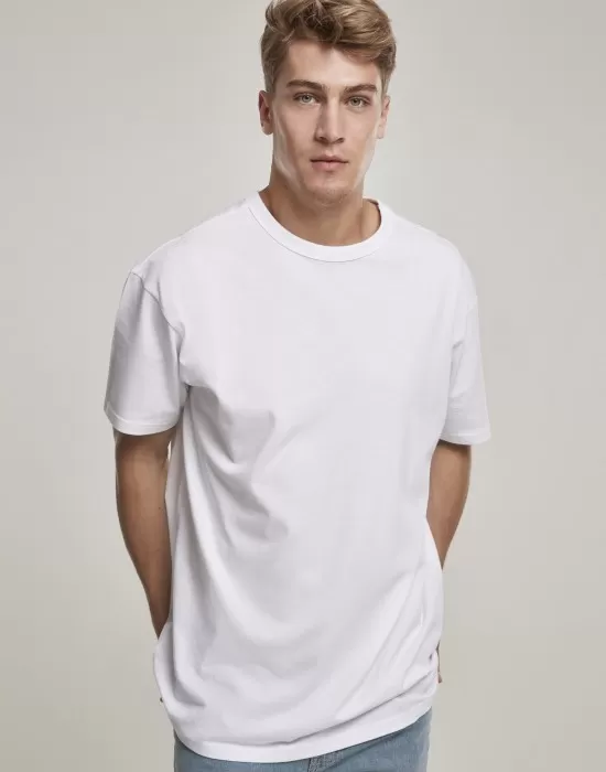 Мъжка тениска в бяло Urban Classics Organic Basic, Тениски - Hoodstyle.bg