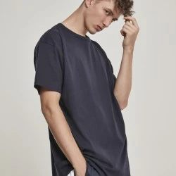 Мъжка тениска в тъмносиньо Urban Classics Organic Basic