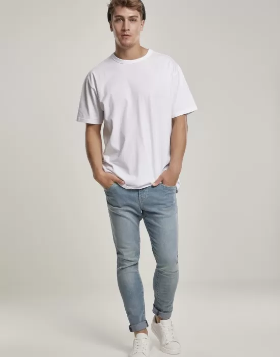 Мъжка тениска в бяло Urban Classics Organic Basic, Тениски - Hoodstyle.bg
