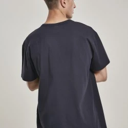 Мъжка тениска в тъмносиньо Urban Classics Organic Basic