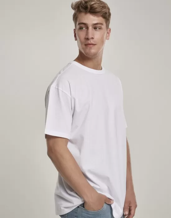 Мъжка тениска в бяло Urban Classics Organic Basic, Тениски - Hoodstyle.bg