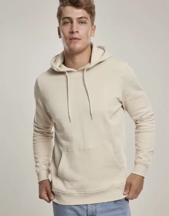 Мъжки суичър в пясъчен цвят Urban Classics Organic Basic Hoody, Суичъри - Hoodstyle.bg