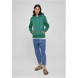 Мъжки суичър с качулка в зелен цвят Urban Classics Basic Hoody