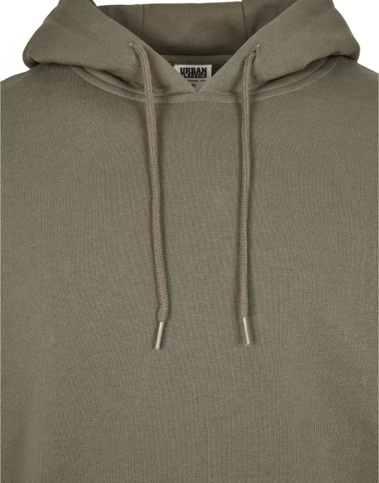 Мъжки суичър в цвят маслина Urban Classics Organic Basic Hoody, Суичъри - Hoodstyle.bg