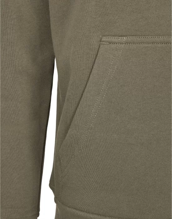 Мъжки суичър в цвят маслина Urban Classics Organic Basic Hoody, Суичъри - Hoodstyle.bg