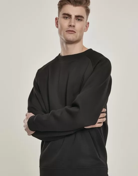 Мъжки пуловер Urban Classics с реглан ръкави в черно, Блузи - Hoodstyle.bg